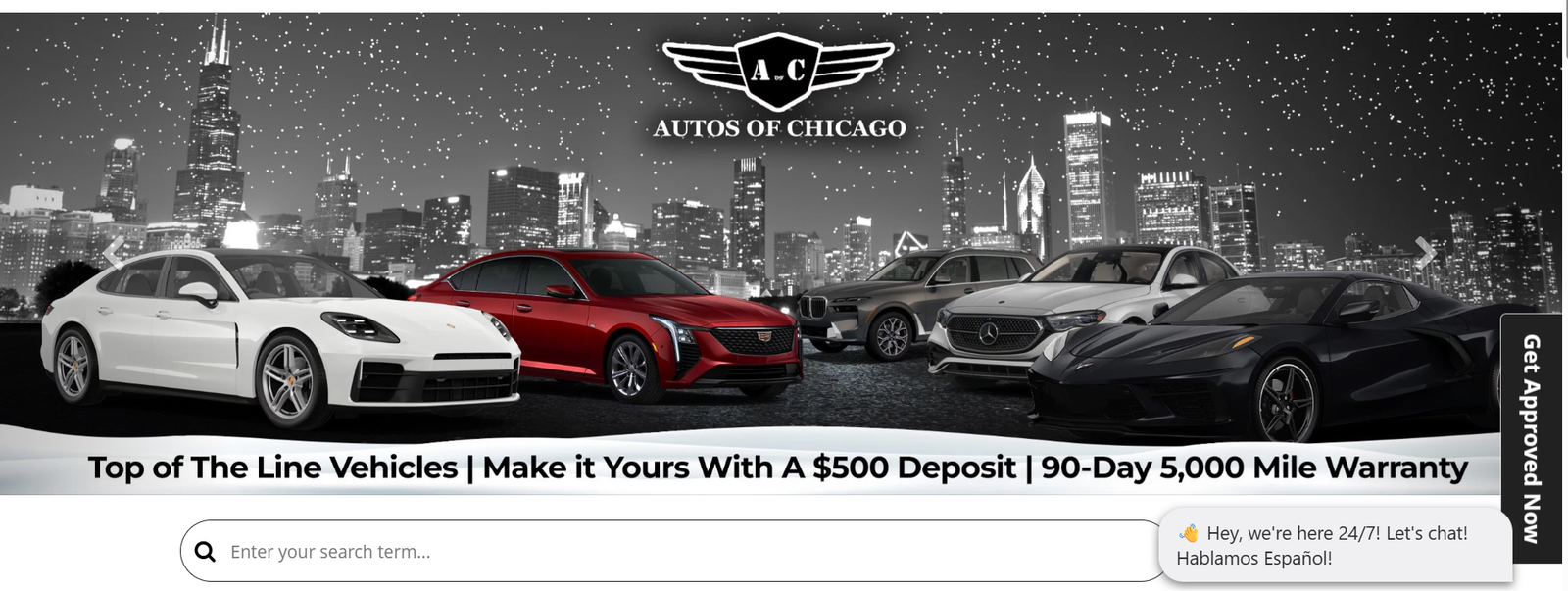 Autos of Chicago website by Yaahan